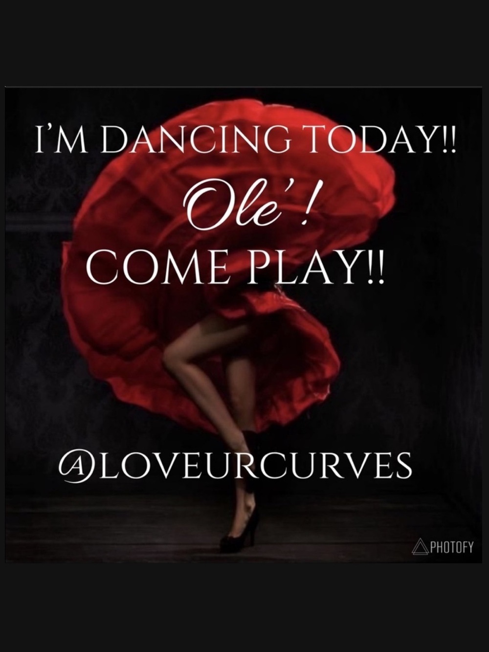 💃🏼DANCERS OLE’💃🏼BACK TO PLAY 10/12👠ADDING NEW INENTORY😘